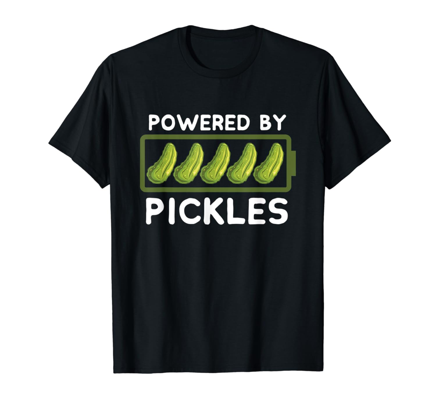 Powered By Pickles TShirt Pickle Lover Gifts Clothing